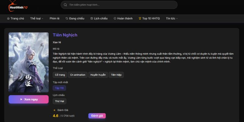 Phim Hoạt Hình 3D Trung Quốc: Tiên Nghịch