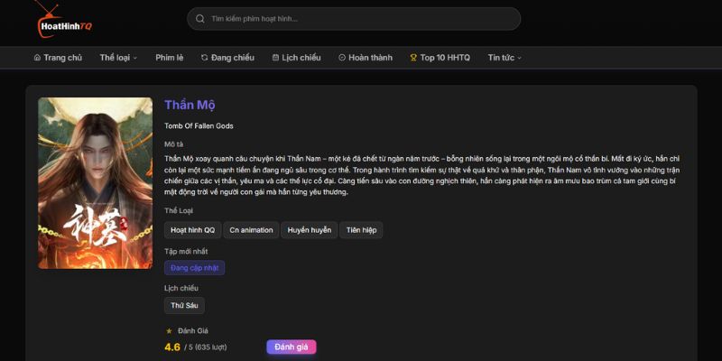 Phim HH3DTQ: Thần Mộ