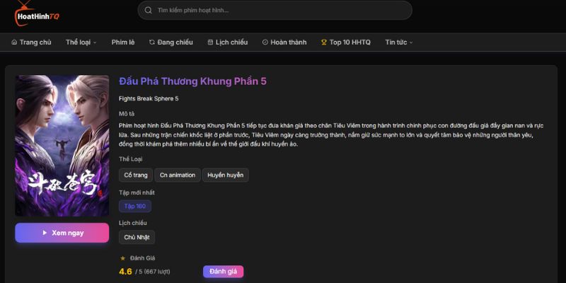 Hoạt Hình 3D Trung Quốc: Đấu Phá Thương Khung Phần 5